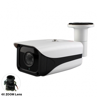  IP Security Camera AutoFocus 4MP 1440P POE Security IP Camera 4X Optical Zoom Outdoor Night Vision No Need Power Adapter